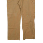 DICKIES Mens Regular Fit Beige Jeans Cotton Blend W38 L30 Workwear Casual