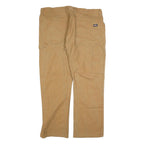 DICKIES Mens Regular Fit Beige Jeans Cotton Blend W38 L30 Workwear Casual