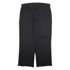 DICKIES Mens Trousers Black Regular Straight W36 L30