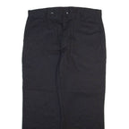 DICKIES Mens Trousers Black Regular Straight W36 L30