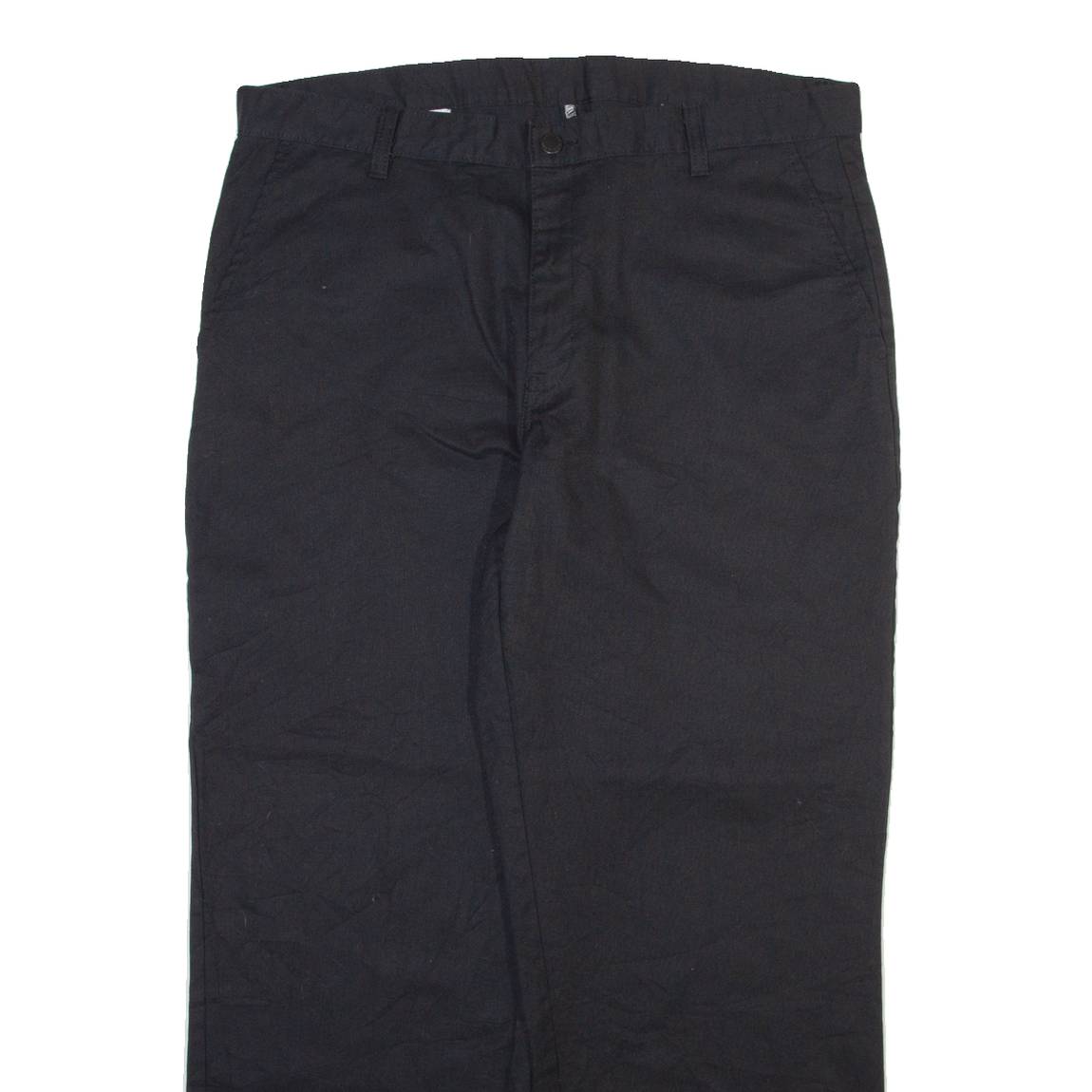 DICKIES Mens Trousers Black Regular Straight W36 L30
