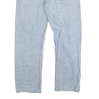 LEVI'S 569 Mens Jeans Blue Classic Straight Denim Light W38 L32 Zip Cotton Blend