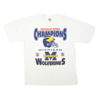SILVER MOUNTAIN Mens White Michigan Orange Bowl Champions Graphic T-Shirt XL