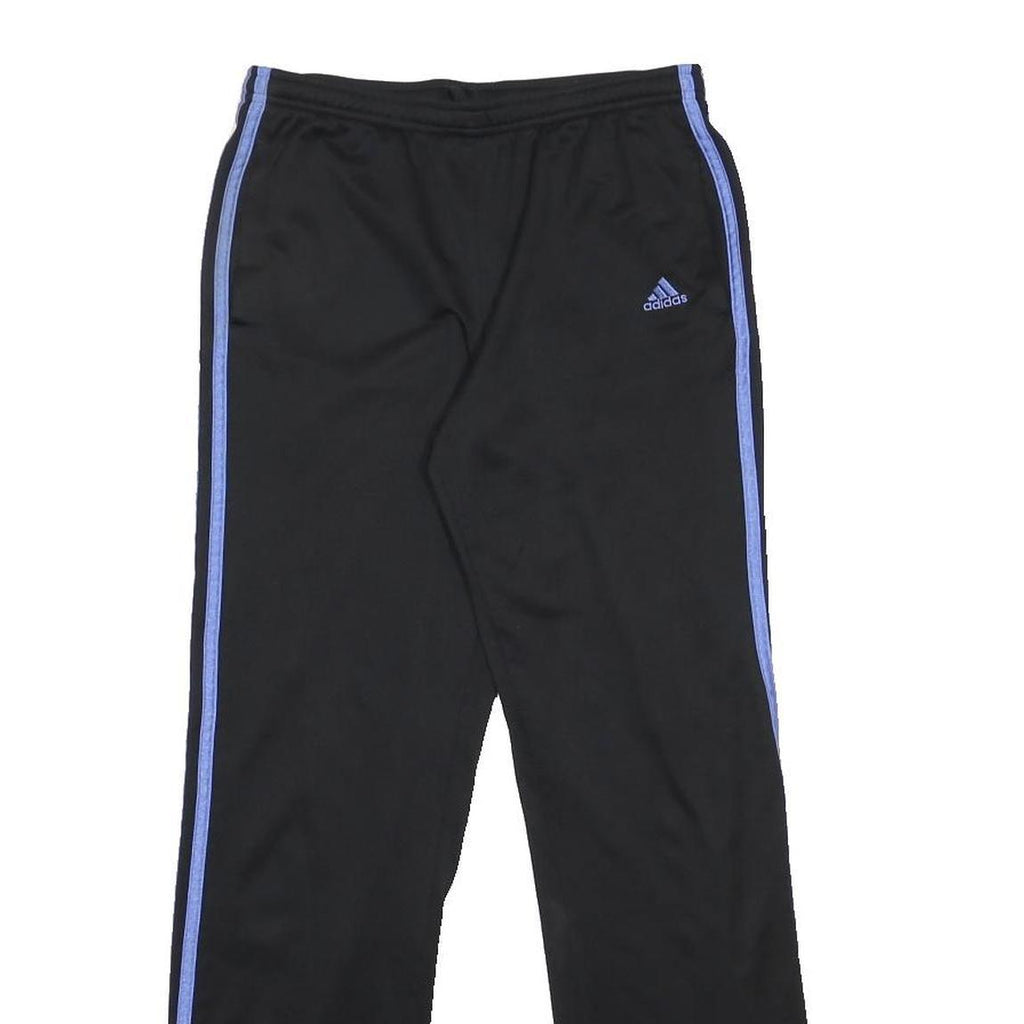 ADIDAS Womens Joggers Black & Blue S W26 L28 Slim Tapered Sportswear