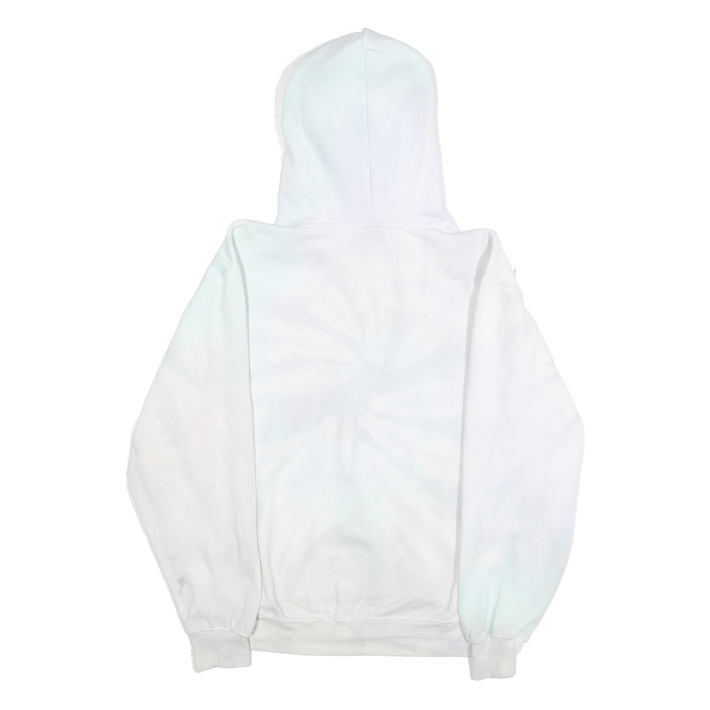 DREAMSICLE Mens White Gulf Shore Alabama Zip Hoodie S Casual Cotton Blend