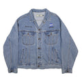 LEE Mens Blue Denim Jacket XL Cotton Classic Button Closure Casual Wear