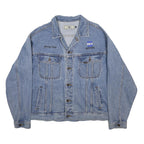 LEE Mens Blue Denim Jacket XL Cotton Classic Button Closure Casual Wear