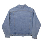 LEE Mens Blue Denim Jacket XL Cotton Classic Button Closure Casual Wear