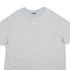 NIKE Mens Grey T-Shirt XL Short Sleeve Crew Neck Cotton Classic Logo Print
