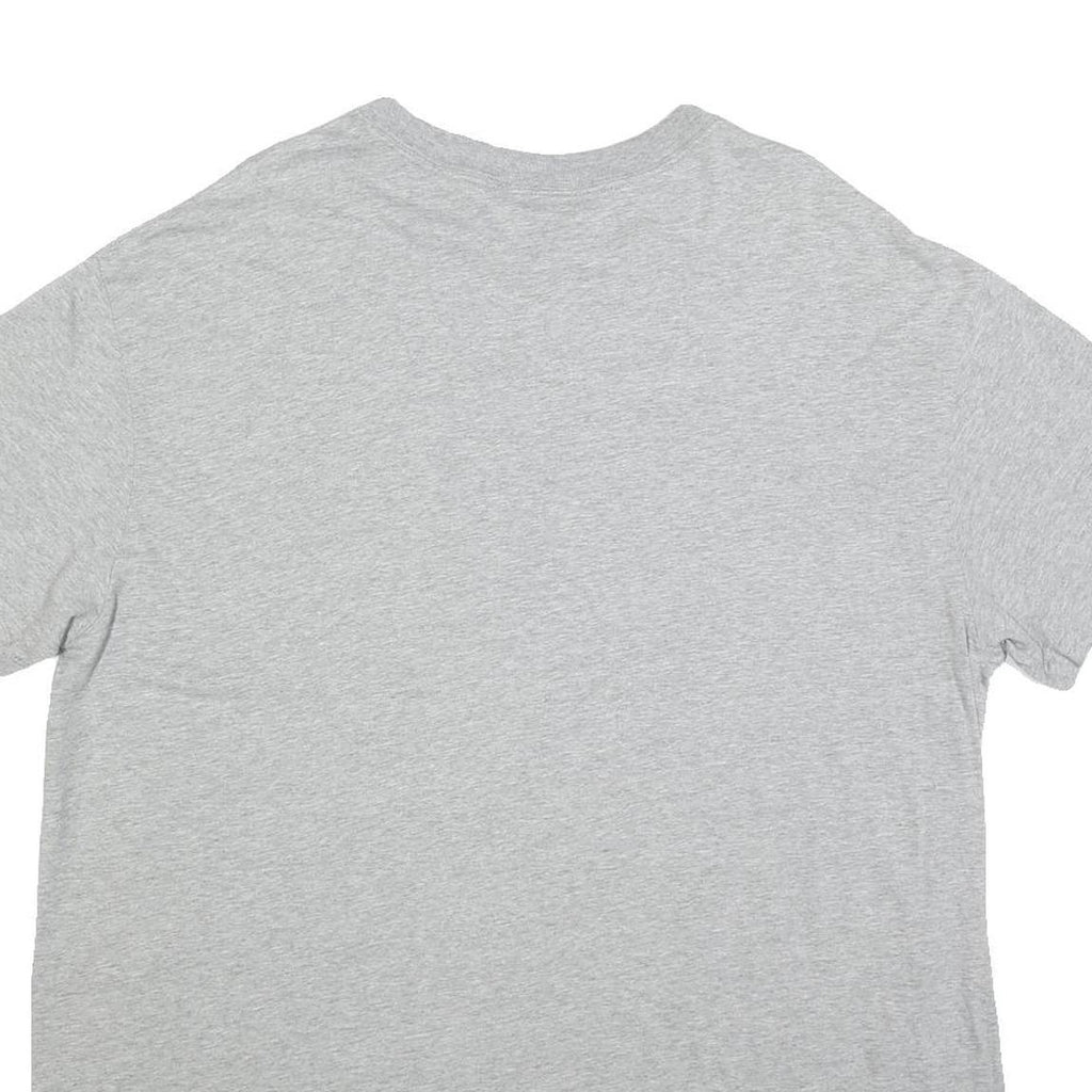 NIKE Mens Grey T-Shirt XL Short Sleeve Crew Neck Cotton Classic Logo Print