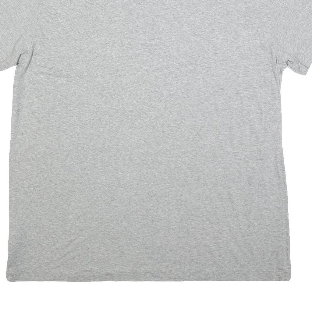 NIKE Mens Grey T-Shirt XL Short Sleeve Crew Neck Cotton Classic Logo Print