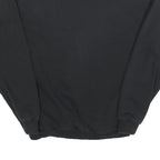 ADIDAS Womens Black Crew Neck UK 6 Sweatshirt Cotton Blend Casual Pullover