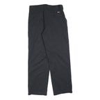 DICKIES Mens Cotton Blend Black Regular Straight Trousers W34 L32 Workwear