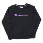 CHAMPION Womens Sweatshirt Black L