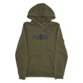 PUMA Womens Green Hoodie Full Zip 2XL
