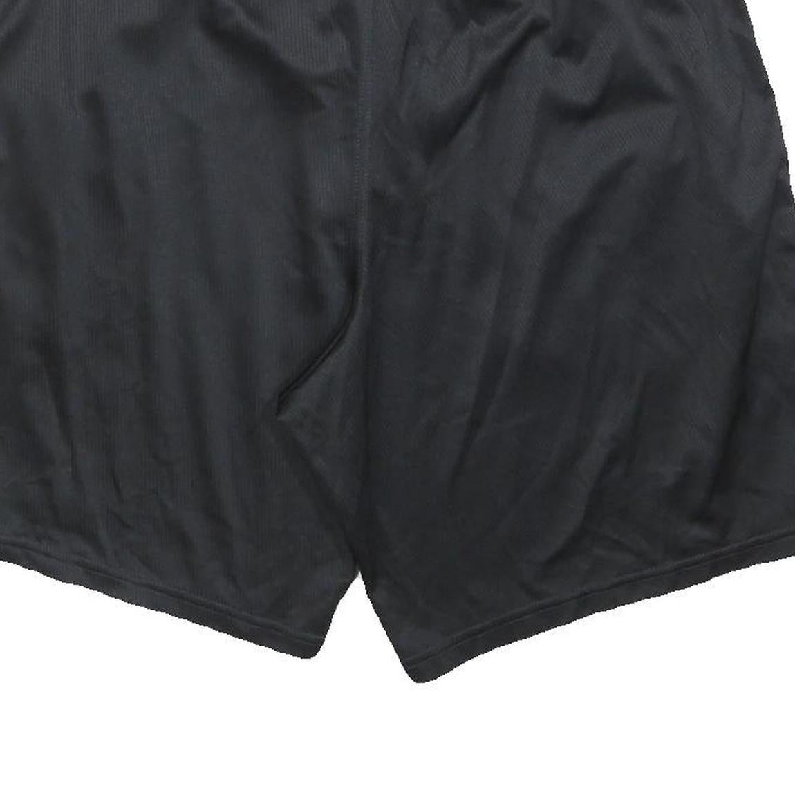 REEBOK Mens Shorts Black Sports Casual L W32 Elastic Waist Lightweight
