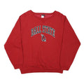 GENUINE Mens Red Ball State Crew Neck XL Cotton Blend Sweatshirt