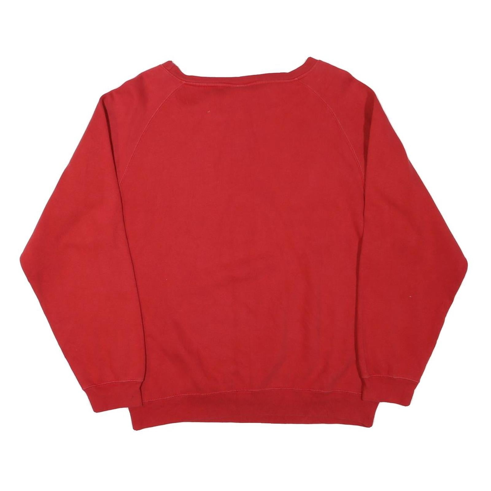 GENUINE Mens Red Ball State Crew Neck XL Cotton Blend Sweatshirt