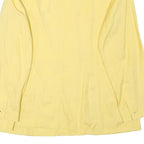 JAEGER Womens Yellow Linen Blend Button Jacket UK 16 Classic Tailored
