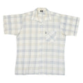 DINO CARINO Mens Shirt Blue Check L