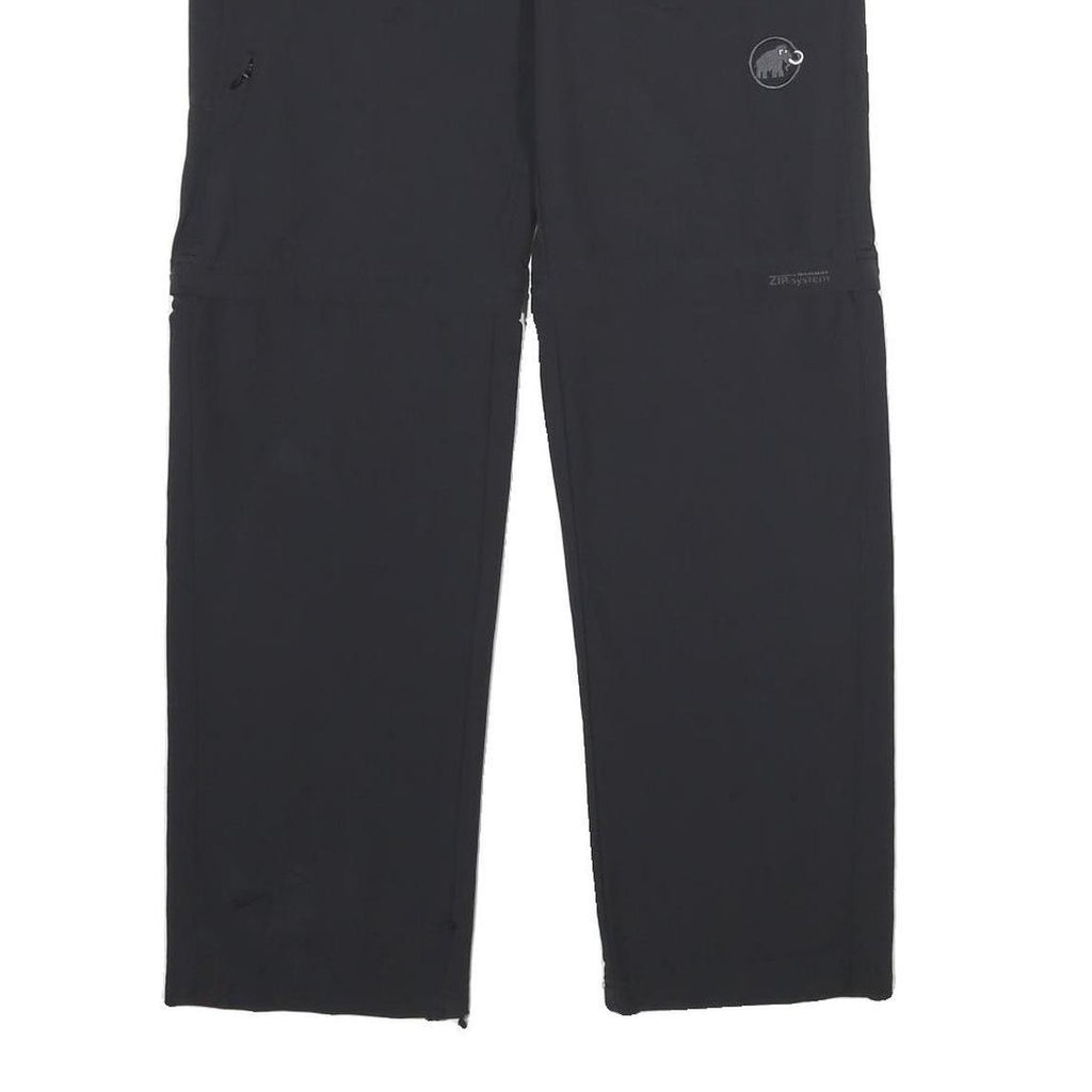 MAMMUT Womens Polyamide Blend Black Regular Fit Straight Leg Trousers W28 L30
