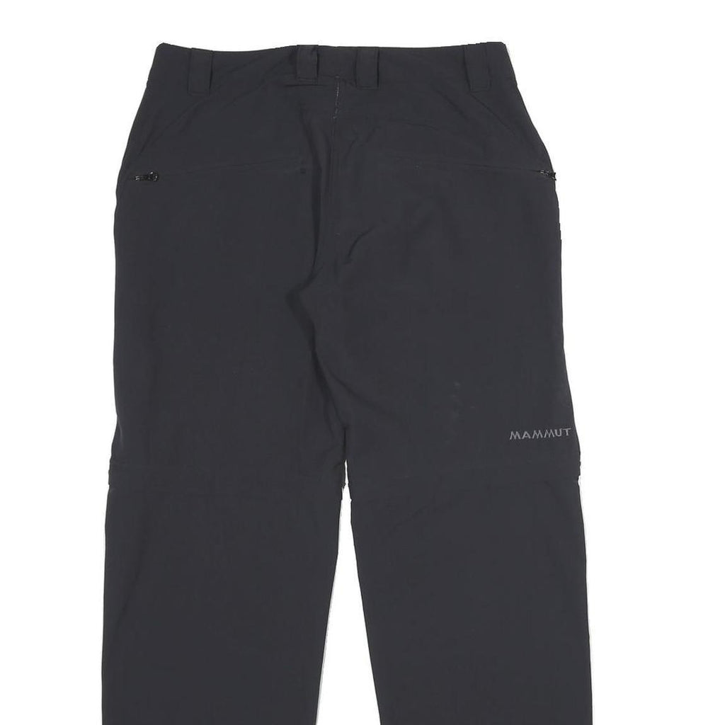 MAMMUT Womens Polyamide Blend Black Regular Fit Straight Leg Trousers W28 L30