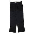 DICKIES Mens Trousers Black Regular Straight W29 L30