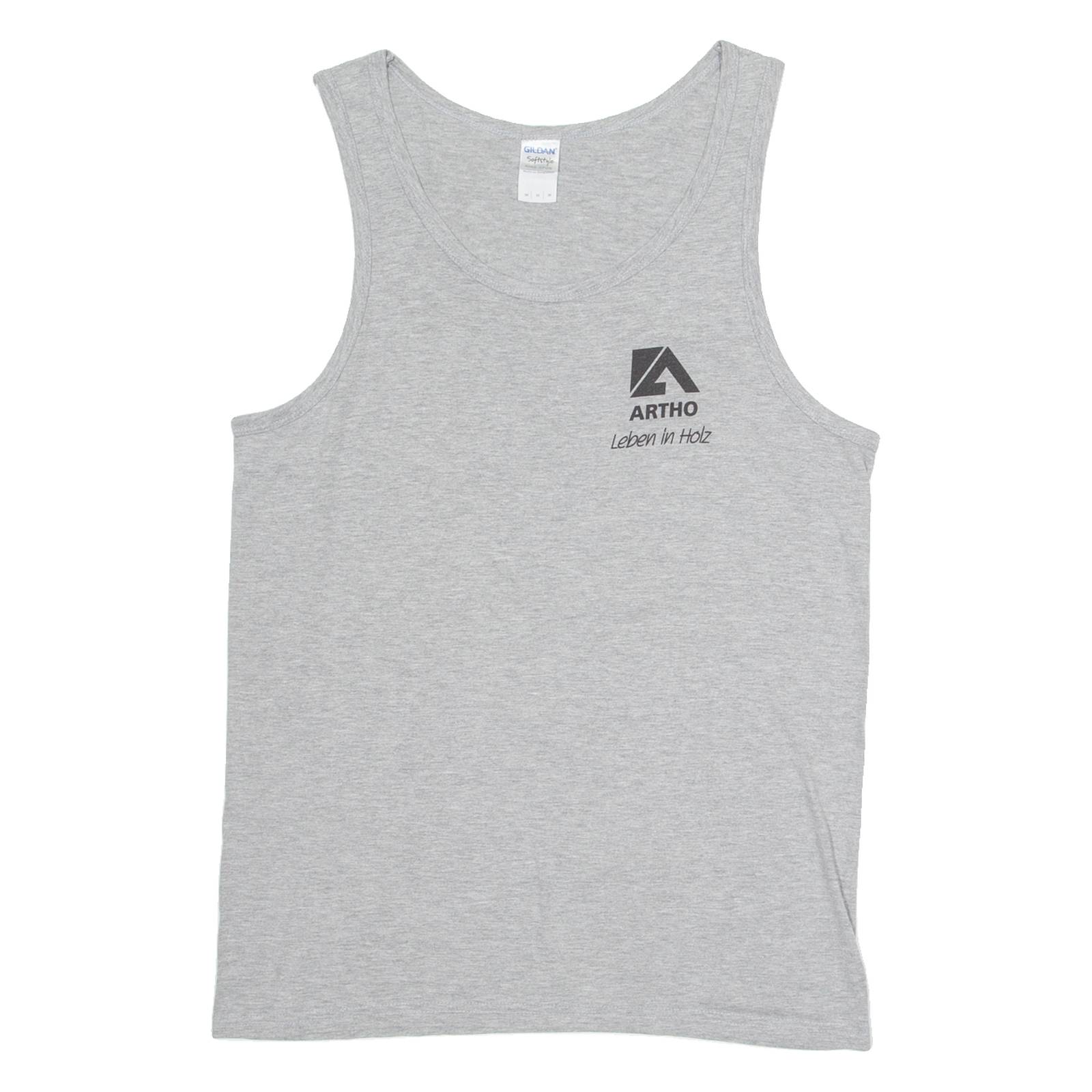 GILDAN Artho Mens Vest Grey Sleeveless M
