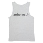 GILDAN Artho Mens Vest Grey Sleeveless M