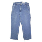 CARHARTT Mens Jeans Blue Relaxed Straight Denim Medium W32 L27 Workwear Casual
