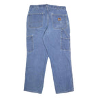 CARHARTT Mens Jeans Blue Relaxed Straight Denim Medium W32 L27 Workwear Casual