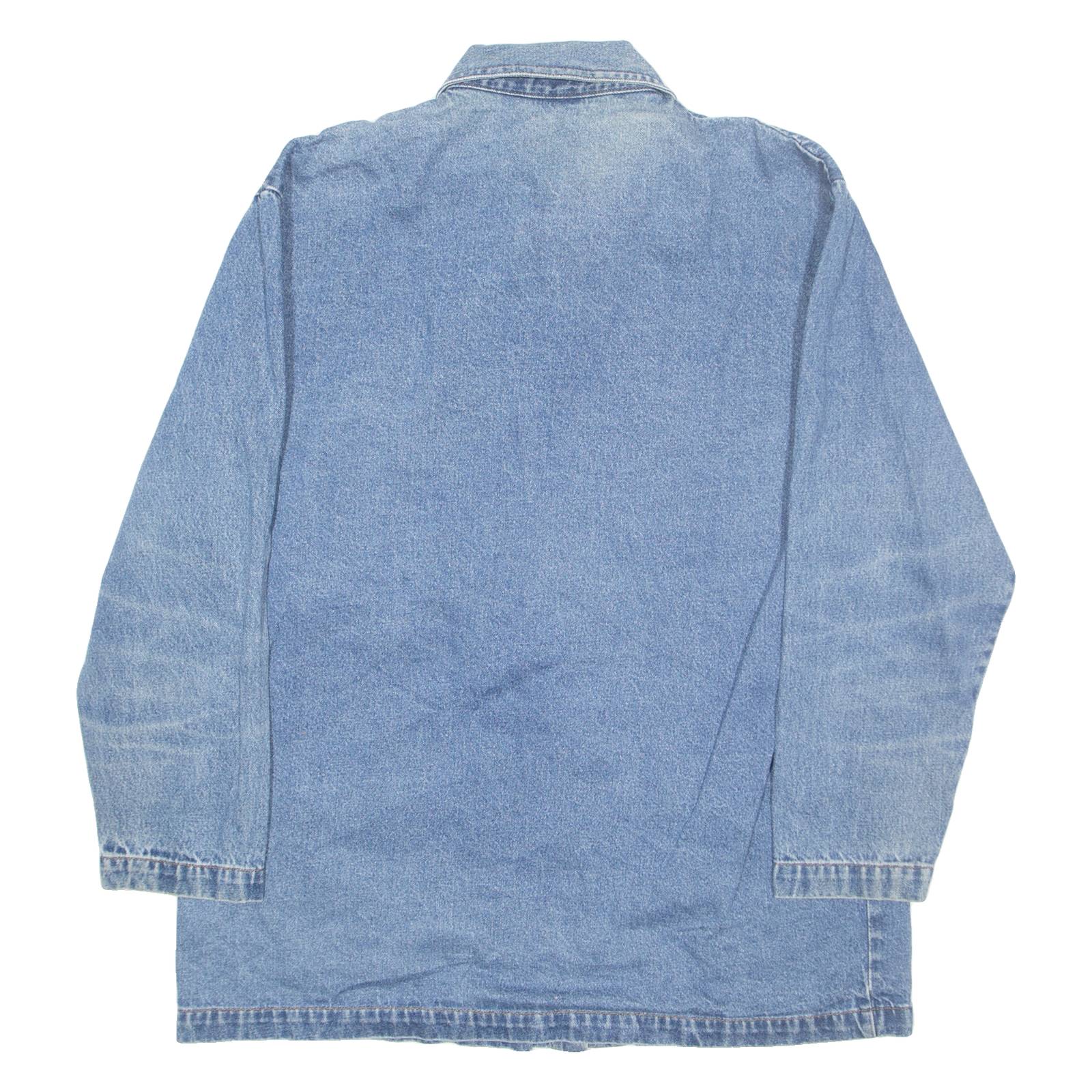 CABIN CREEK Womens Denim Jacket Blue L