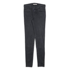 LEVI'S Womens 710 Jeans Black Slim Skinny Denim Dark W29 L32 Stretch Cotton