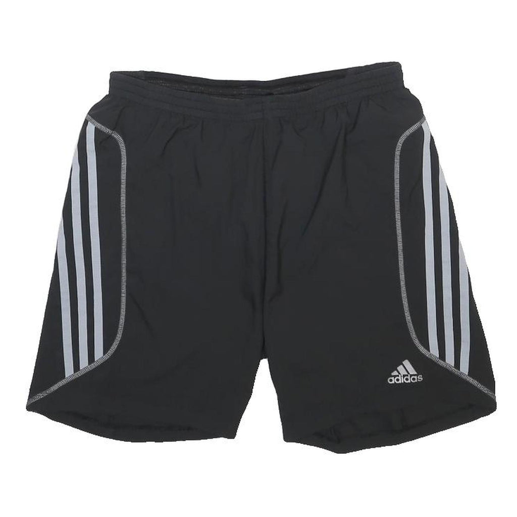 ADIDAS Mens Shorts Black Casual S W28 Polyester Sporty Lightweight