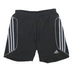 ADIDAS Mens Shorts Black Casual S W28 Polyester Sporty Lightweight