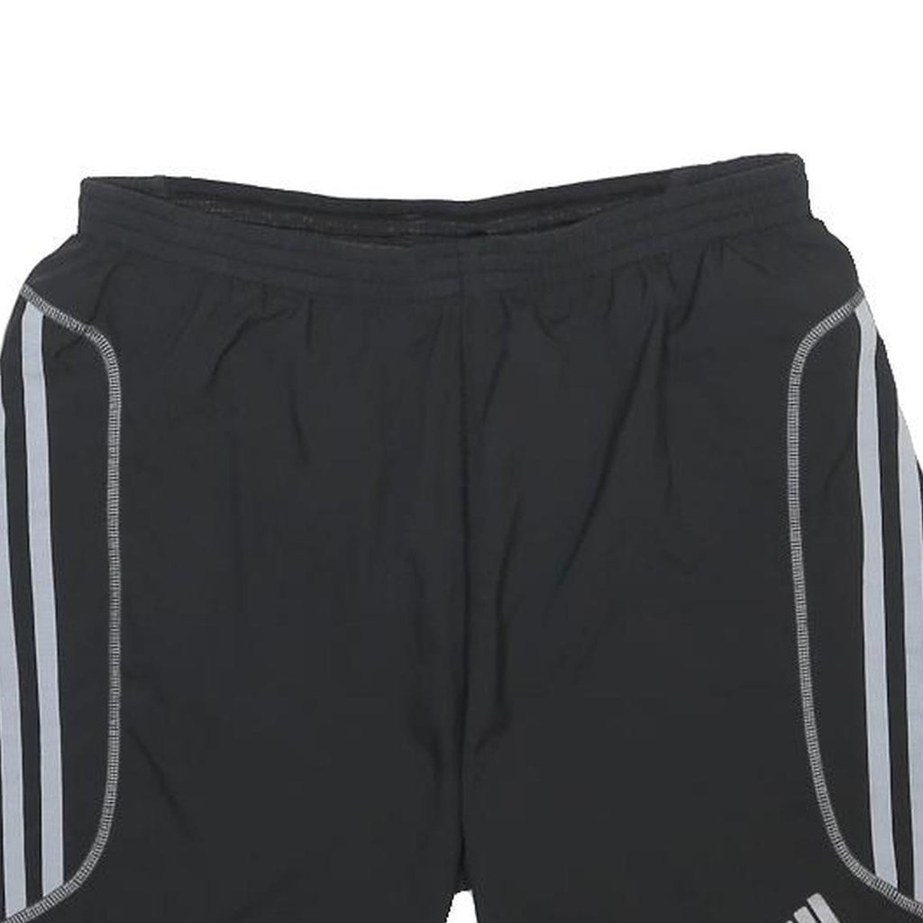 ADIDAS Mens Shorts Black Casual S W28 Polyester Sporty Lightweight