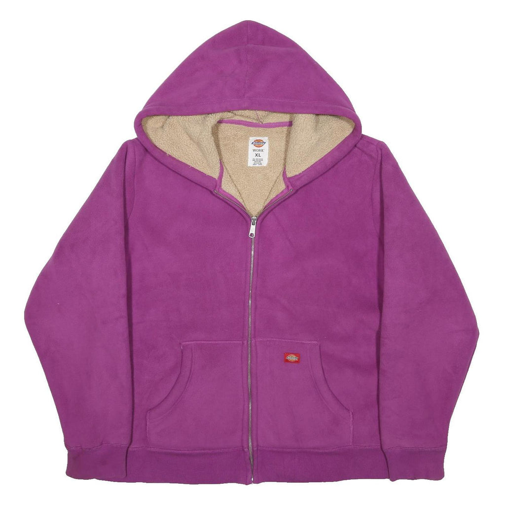 CARHARTT Fleece Lined Womens Purple Full Zip Hoodie XL Fleece Lined Workwear