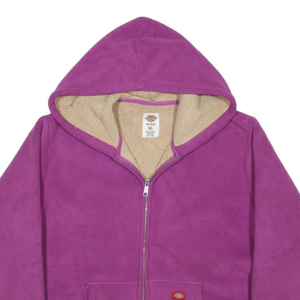 CARHARTT Fleece Lined Womens Purple Full Zip Hoodie XL Fleece Lined Workwear