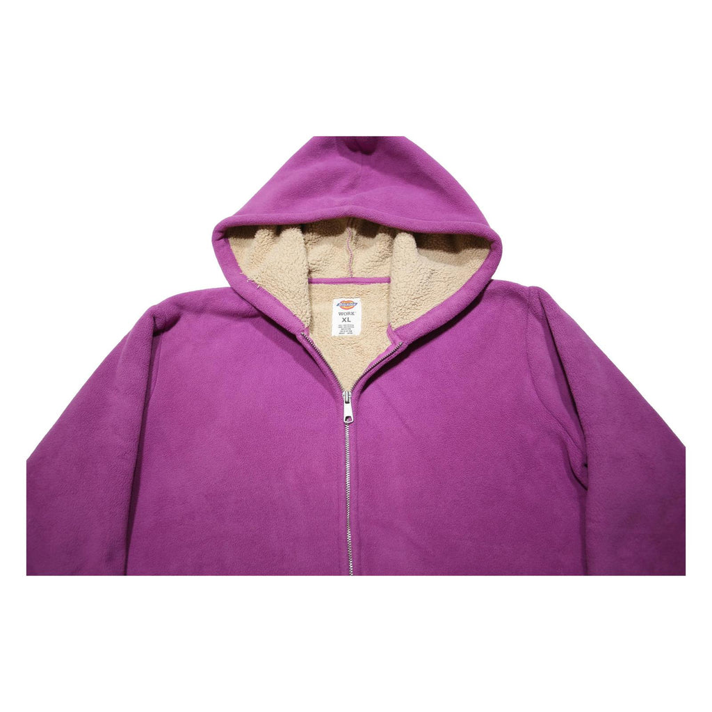 CARHARTT Fleece Lined Womens Purple Full Zip Hoodie XL Fleece Lined Workwear