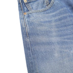 LEVI'S 501 Mens Blue Regular Straight Denim Cotton Medium W33 L34 Button Fly
