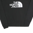 THE NORTH FACE Womens Black Sweatshirt Crew Neck XS Logo Print Casual Pullover