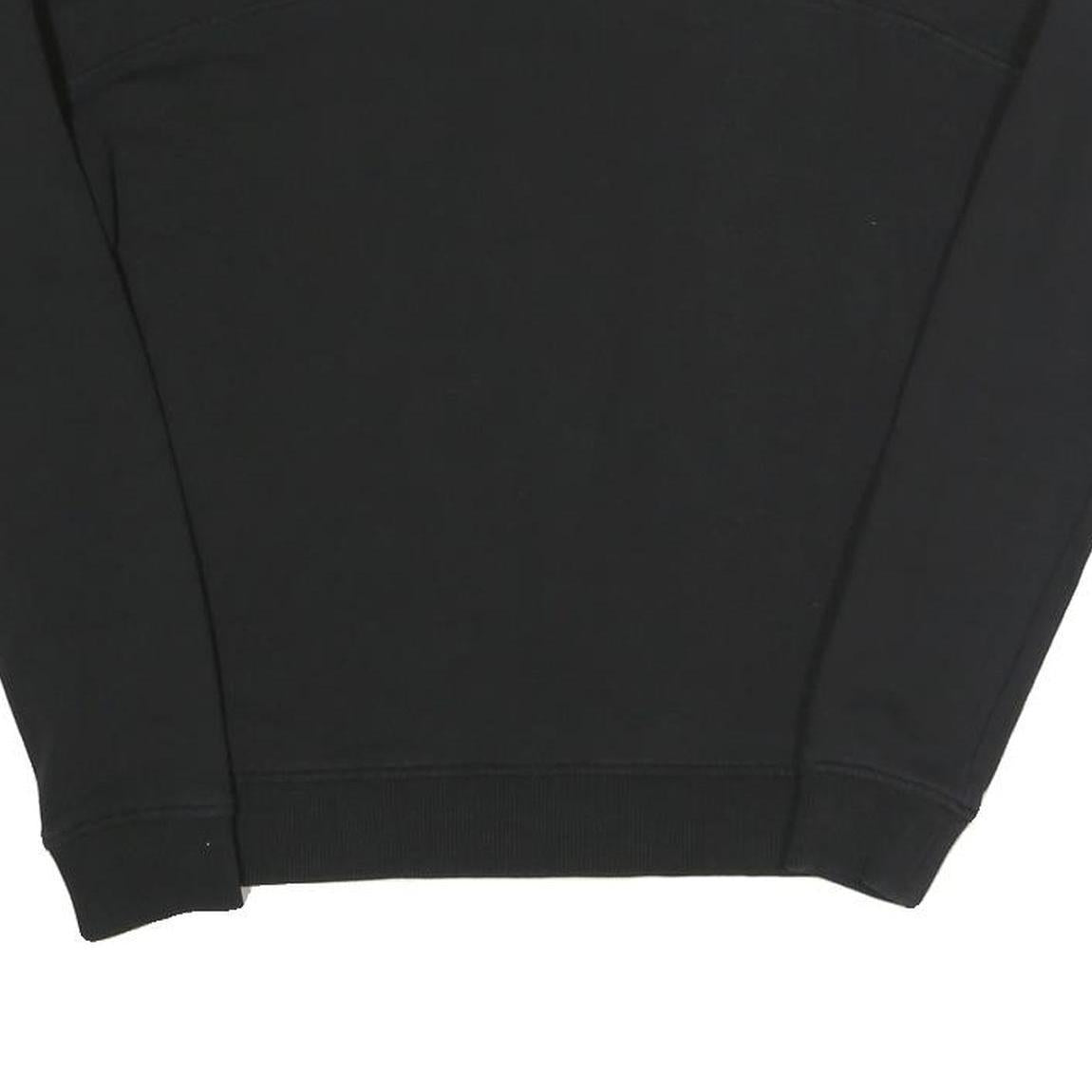 THE NORTH FACE Womens Black Sweatshirt Crew Neck XS Logo Print Casual Pullover