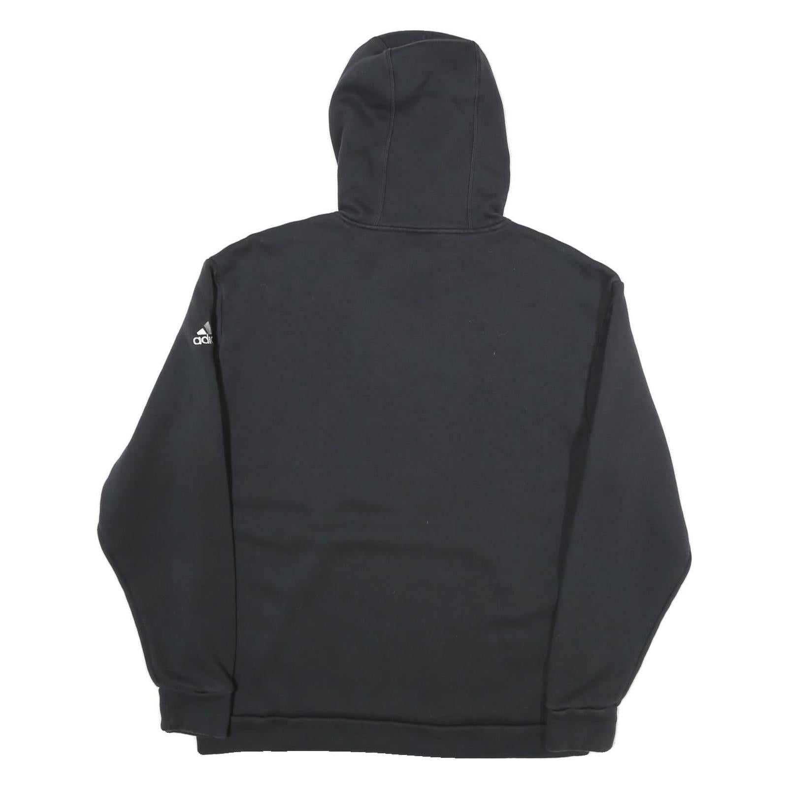 ADIDAS Mens Black Bay City Warriors Pullover Hoodie M Basketball Style