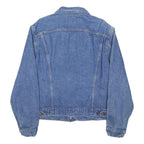 LEVI'S Mens Blue Denim Jacket M Cotton Blend Button Closure Classic Fit Casual
