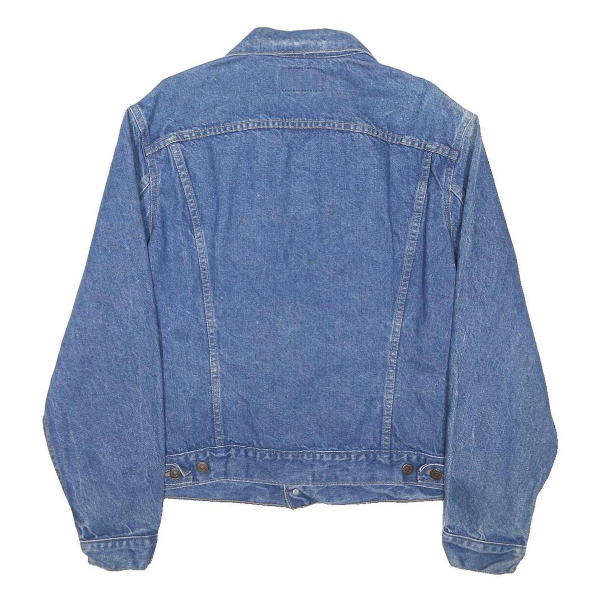 LEVI'S Mens Blue Denim Jacket M Cotton Blend Button Closure Classic Fit Casual