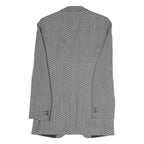 GINITEX FASHION Mens Black Jacket S Polyester Blend Chevron Button Closure