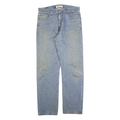 LEVI'S 505 Mens Jeans Blue Regular Regular Fit Denim Light W34 L34 Classic Zip