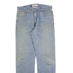 LEVI'S 505 Mens Jeans Blue Regular Regular Fit Denim Light W34 L34 Classic Zip