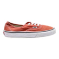 VANS Low Top Trainers Red Canvas Womens UK 4.5