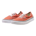 VANS Low Top Trainers Red Canvas Womens UK 4.5